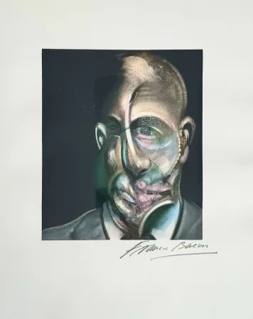 Lithografie Bacon - Portrait of Michel Leiris