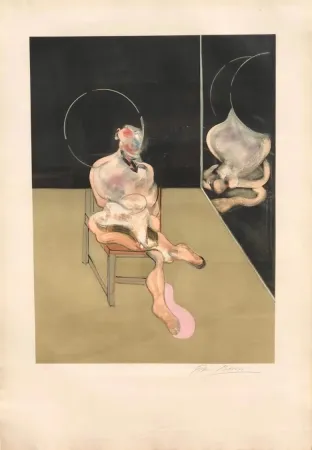 Ets En Aquatint Bacon - Seated Figure
