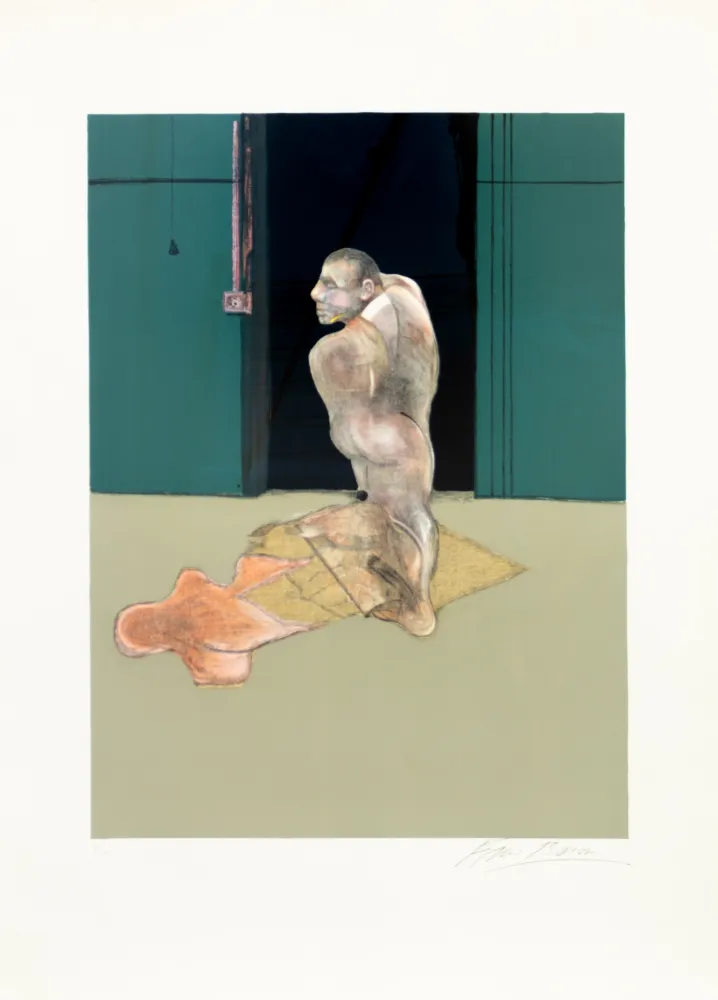Lithografie Bacon - Study for a portrait of John Edwards, 1987