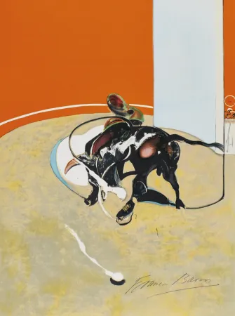 Lithografie Bacon - Study for bullfight, n° 3