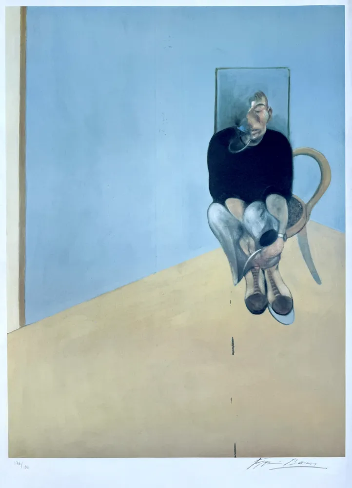Lithografie Bacon - Study for Selfportrait, 1984