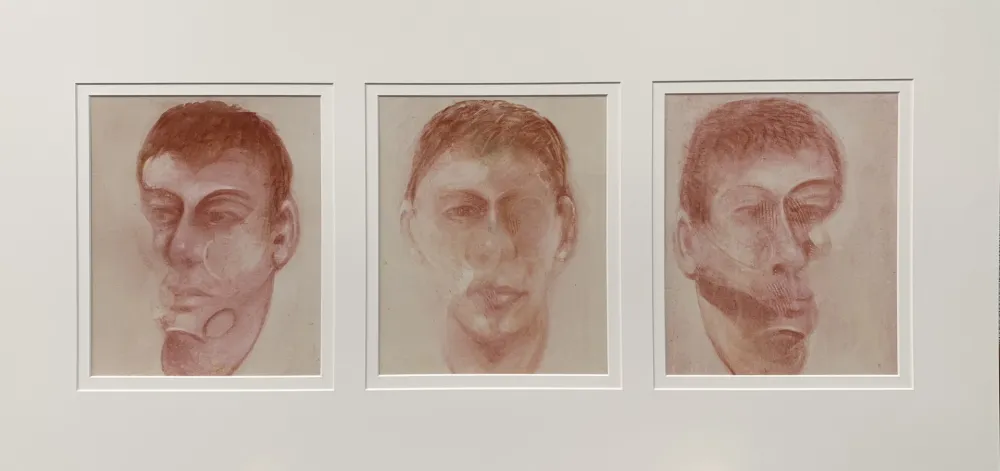 Lithografie Bacon - Three studies for a portrait of John Edwards