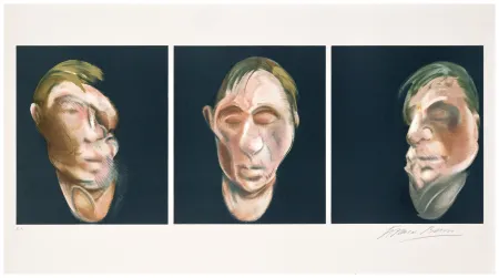 Lithografie Bacon - Three studies for a Self-Portrait