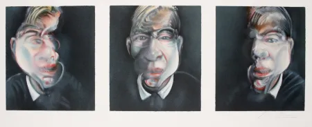 Lithografie Bacon - Three studies for a Self-portrait, 1981