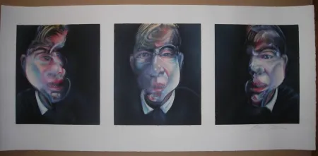 Lithografie Bacon - Three studies for a Self-Portrait