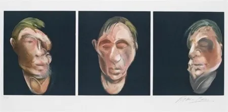 Lithografie Bacon - Three Studies for a Self Portrait