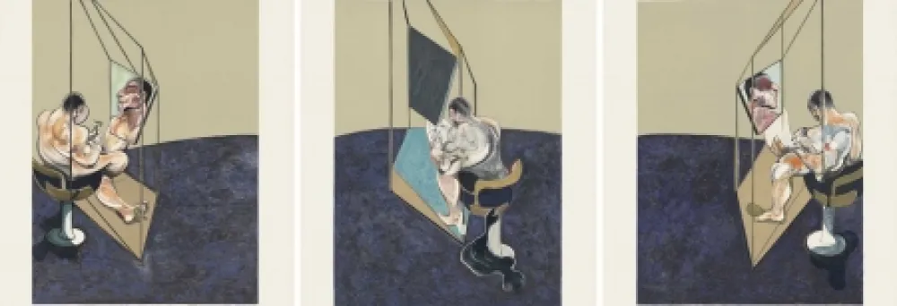 Lithografie Bacon - Three Studies of a Male Back 