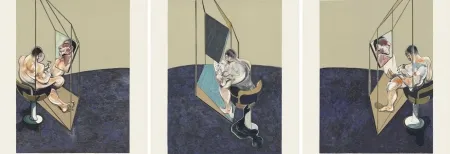 Lithografie Bacon - Three Studies of a Male Back 