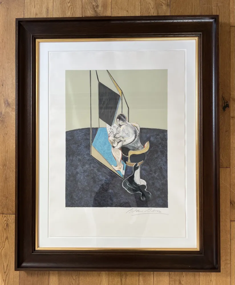 Geen Techniek Bacon - Three Studies of Male Back (One Work - Central panel of the triptych) 