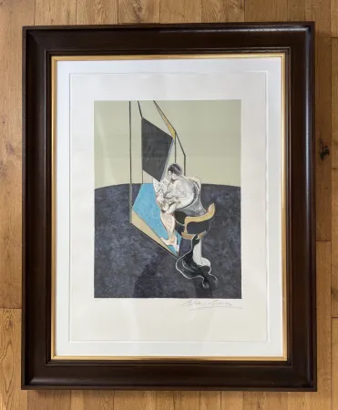 Geen Techniek Bacon - Three Studies of Male Back (One Work - Central panel of the triptych) 