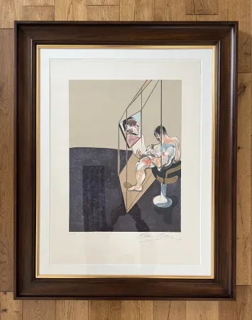 Lithografie Bacon - Three Studies of Male Back (One Work - Right hand panel of the triptych)