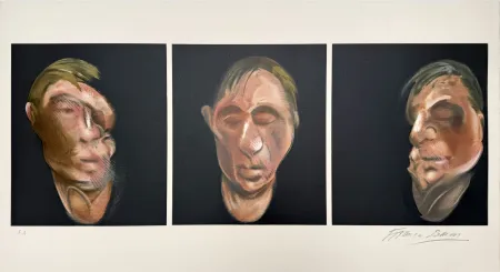 Lithografie Bacon - Trois études pour un autoportrait