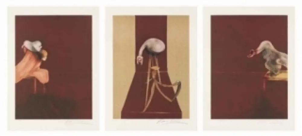 Lithografie Bacon - Tryptique 