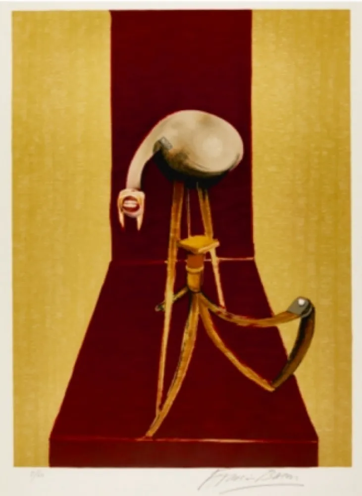 Lithografie Bacon - Tryptique respons -central pannel -  large size