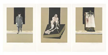 Ets En Aquatint Bacon - Tryptych