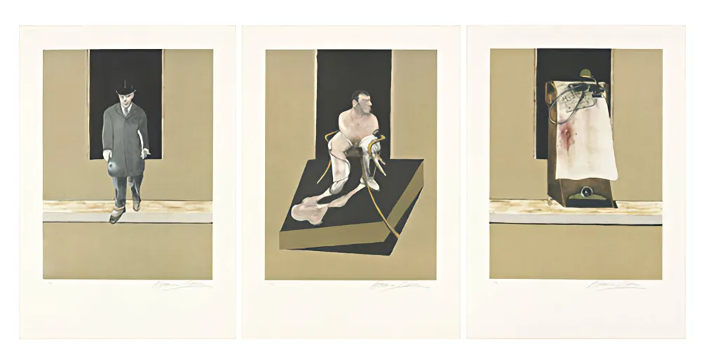 Lithografie Bacon - Tryptych 1986/1987