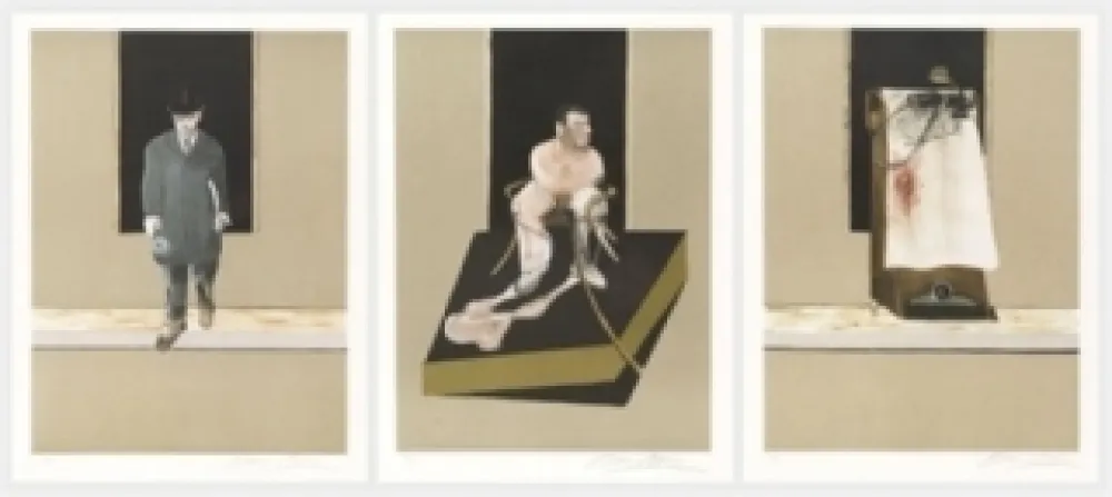 Ets En Aquatint Bacon - Woodrow Wilson for the Peace Conference