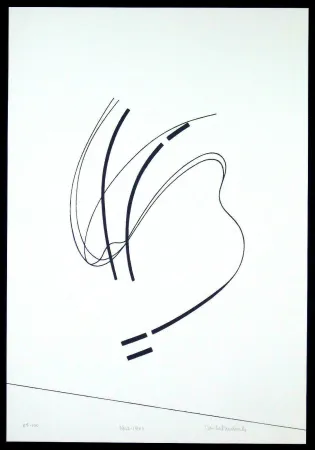 Zeefdruk Badiali - Le vent se leve (tavola 6)