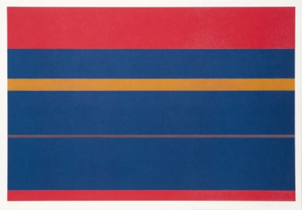 Houtsnede Badur - Ohne Titel 1