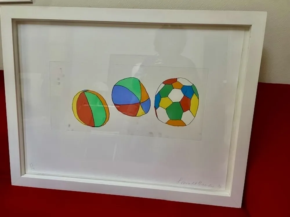 Ets En Aquatint Baechler - 3 BALLS