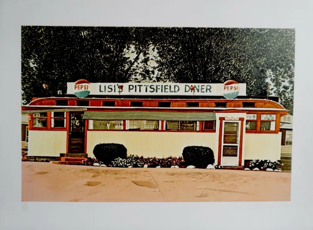 Zeefdruk Baeder - Lisi's Pittsfield Diner