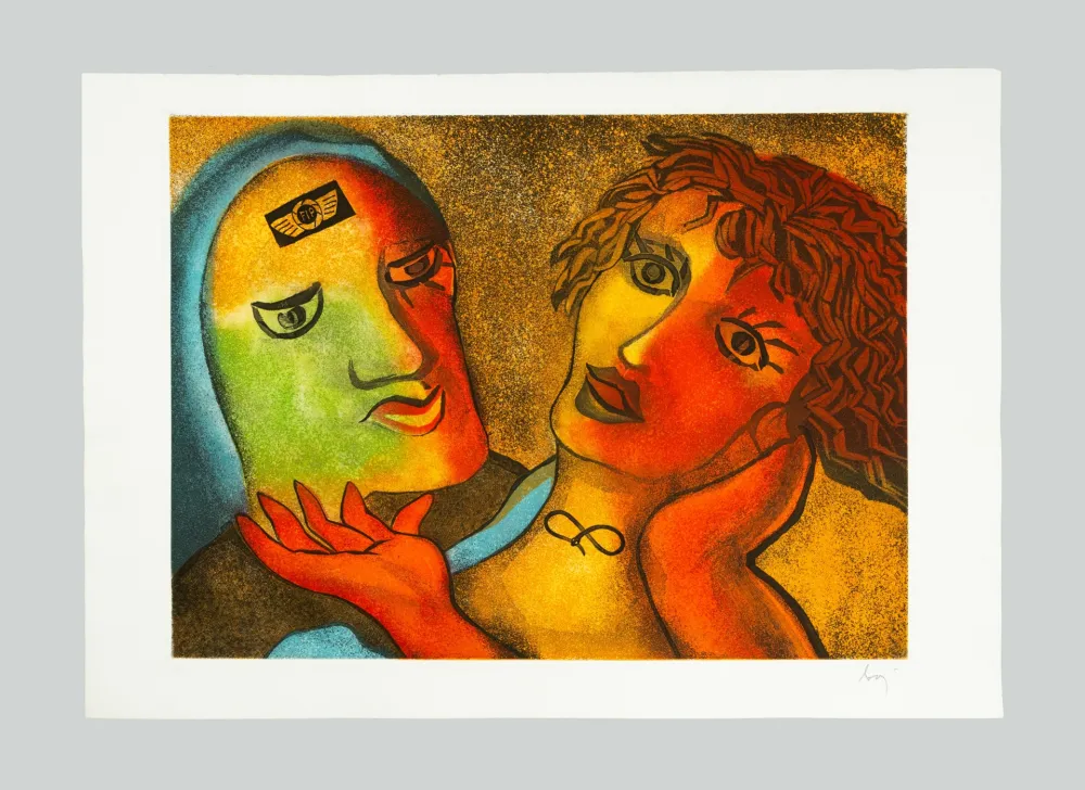 Ets En Aquatint Baj - Amanti