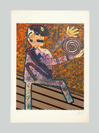 Zeefdruk Baj - Aristocratico con la Giduglia