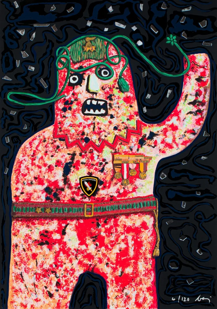 Zeefdruk Baj - Assaltatore