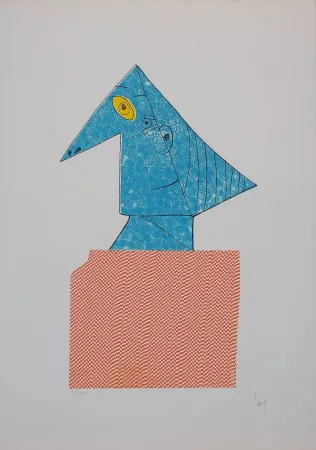 Gravure Baj - Baj chez Picasso 1