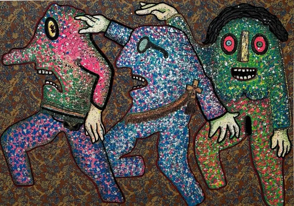 Zeefdruk Baj - Balletto americano