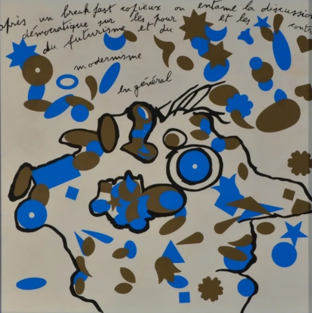 Lithografie Baj - Breakfast