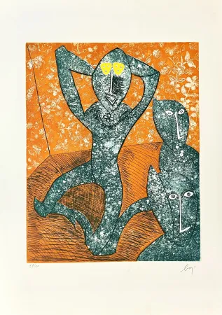 Gravure Baj - Chez Picasso 11