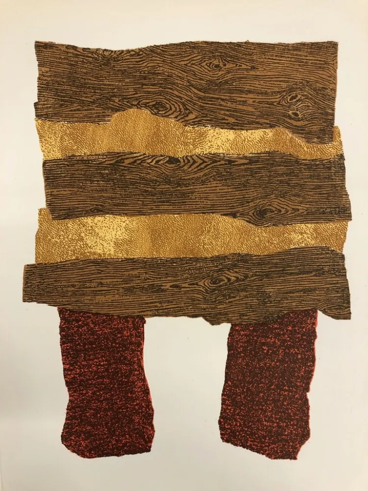 Lithografie Baj - Composition