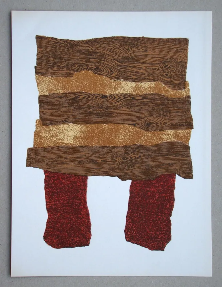 Lithografie Baj - Composition