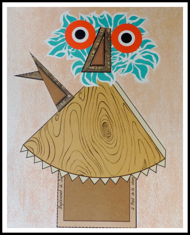 Lithografie Baj - Composition Figurative