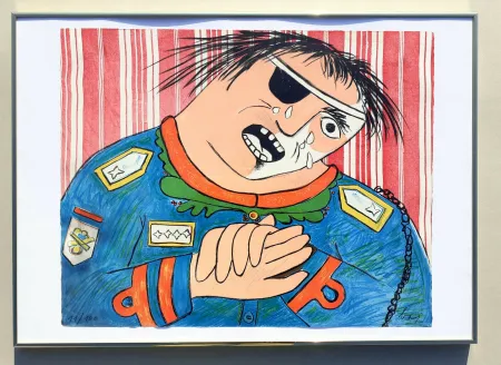 Lithografie Baj - Dayan