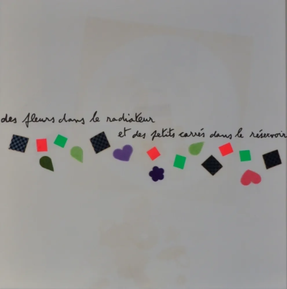 Lithografie Baj - Des fluers dans le radiateur