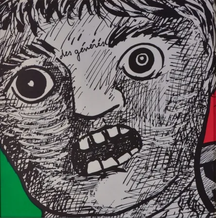 Lithografie Baj - Des Générs