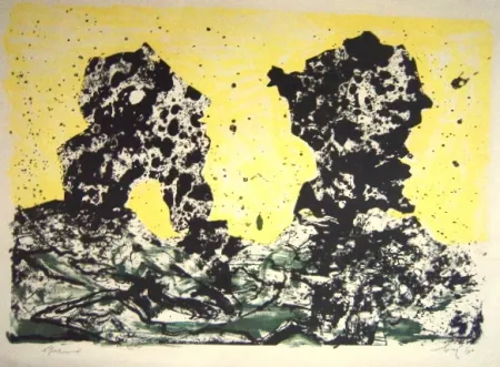 Lithografie Baj -  Due Personnaggi