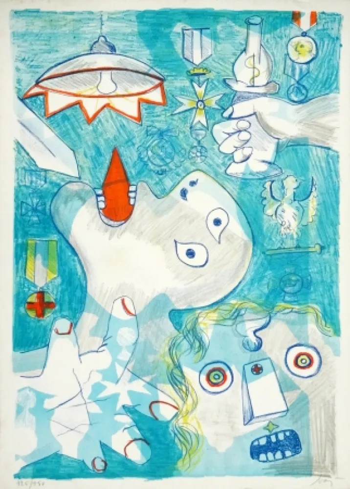 Lithografie Baj - Guernica