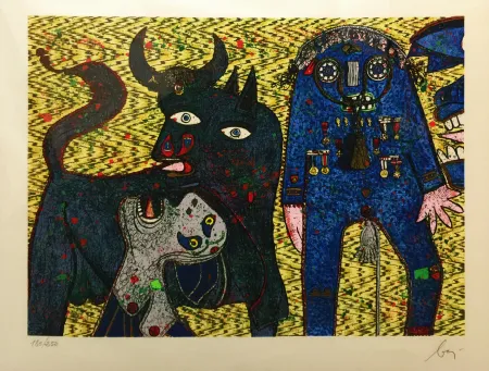 Zeefdruk Baj - GUERNICA