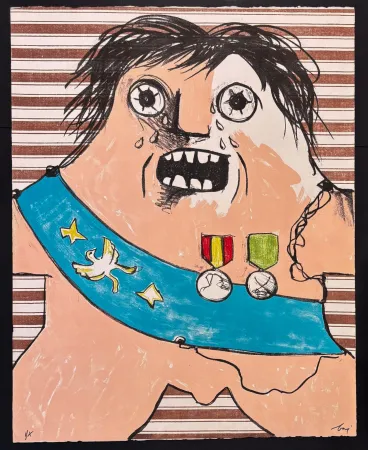 Lithografie Baj - Il Maresciallo di Sassonia