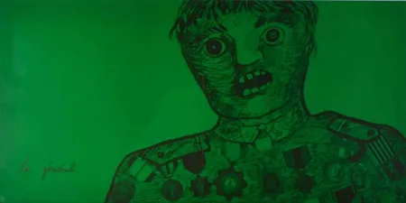 Lithografie Baj - Le général