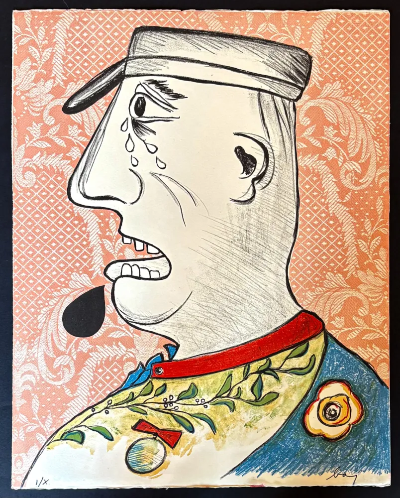 Lithografie Baj - Le grande Charles