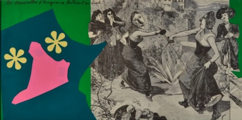 Lithografie Baj - Les demoiselles d’Avignon