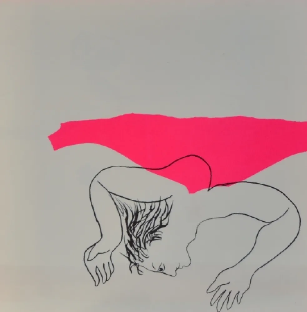 Lithografie Baj - Les drogués