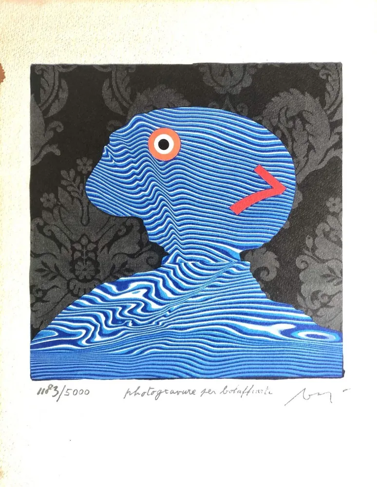 Lithografie Baj - Number 7