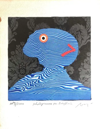 Lithografie Baj - Number 7