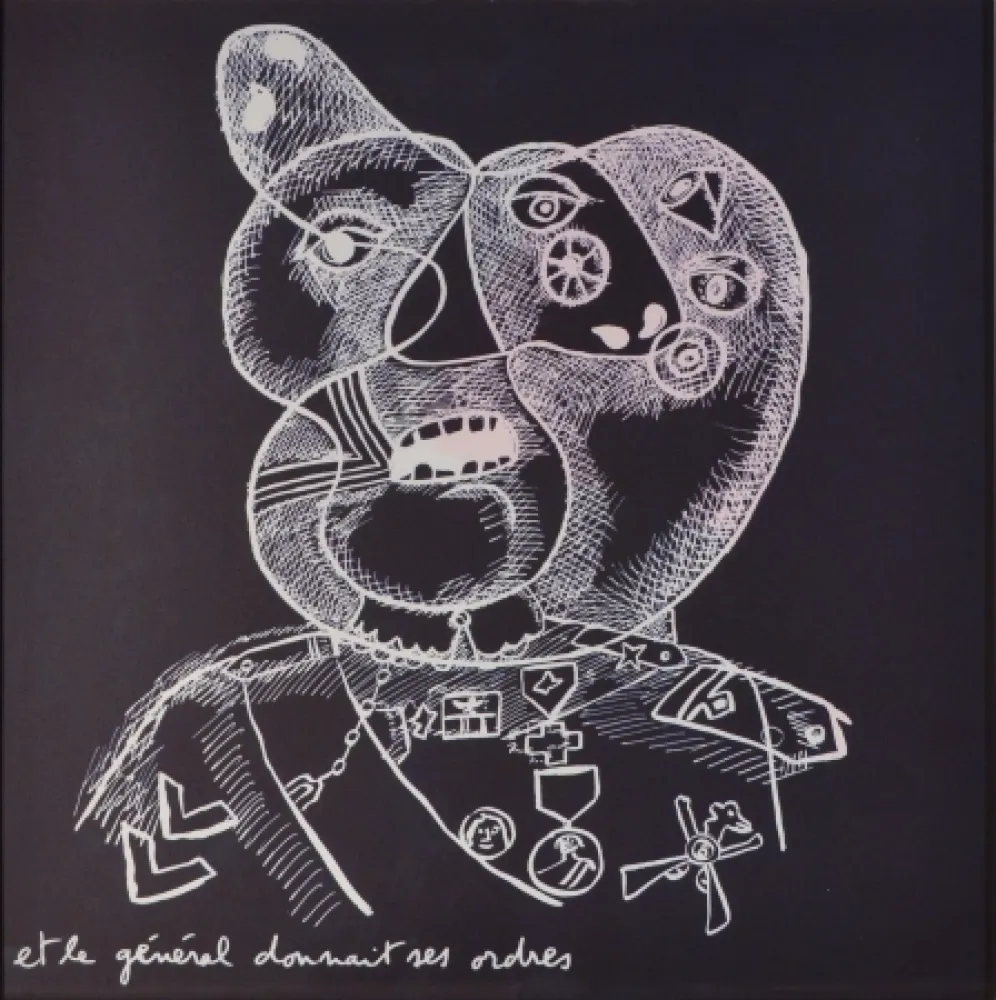 Lithografie Baj - Testa di Generale