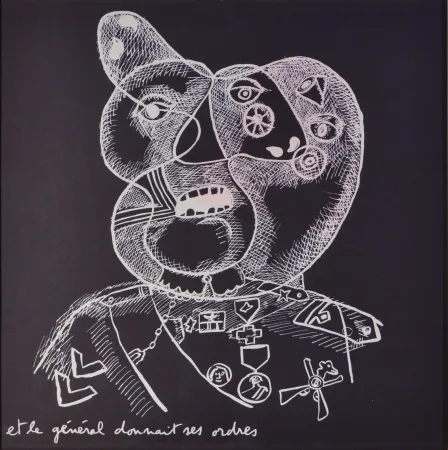 Lithografie Baj - Testa di Generale